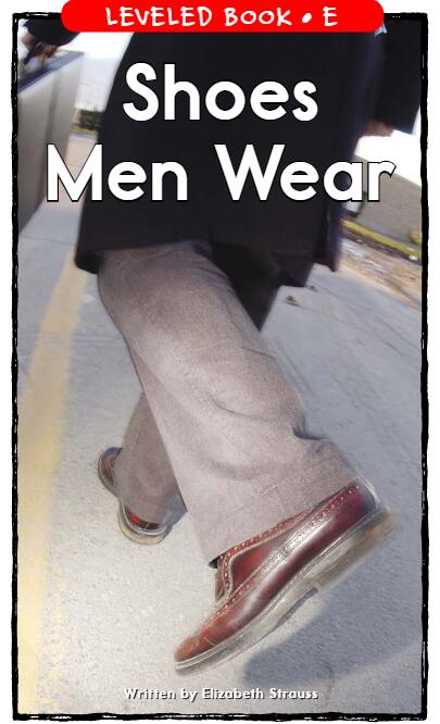 《Shoes Men Wear》RAZ分级英语绘本pdf资源免费下载
