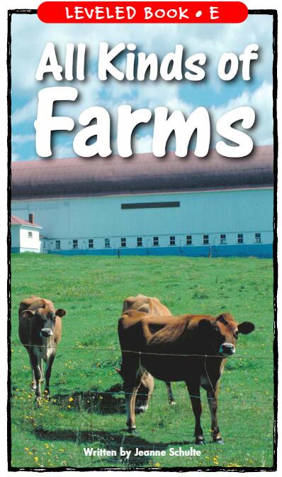 《All Kinds of Farms》RAZ分级英语绘本pdf资源免费下载