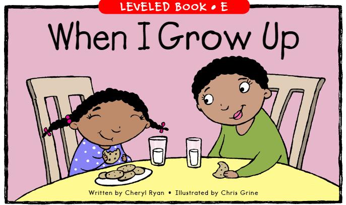 《When I Grow Up》RAZ分级英语绘本pdf资源免费下载