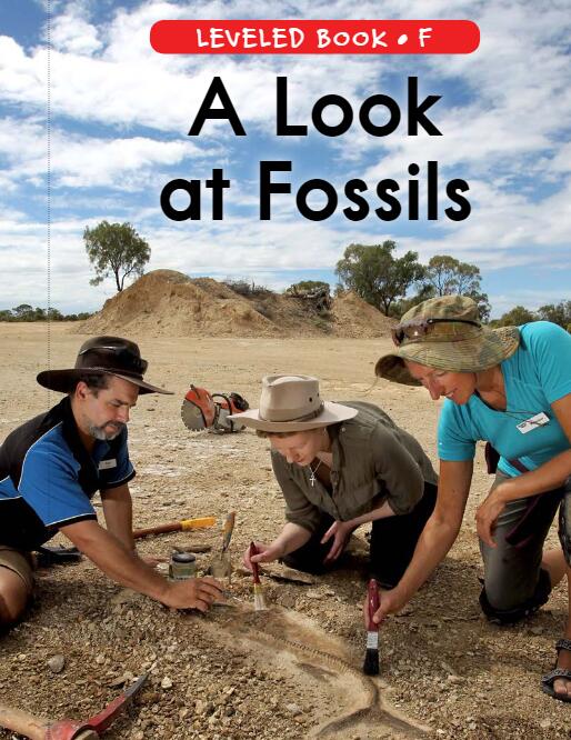 《A Look at Fossils》RAZ分级绘本pdf资源免费下载
