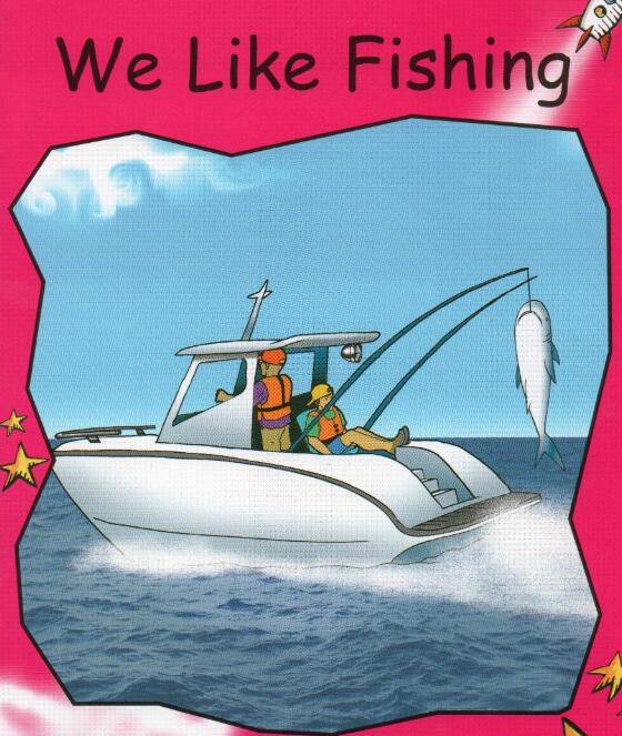 《We Like Fishing》红火箭分级阅读绘本pdf资源免费下载