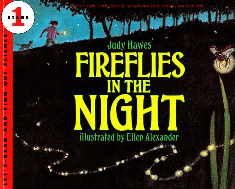 《Fireflies in the Night》自然科学启蒙绘本pdf资源免费下载
