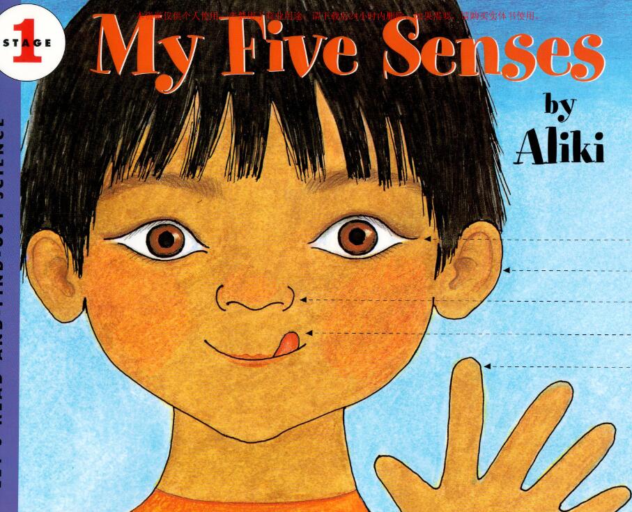 《My Five Senses》自然科学启蒙绘本pdf资源免费下载