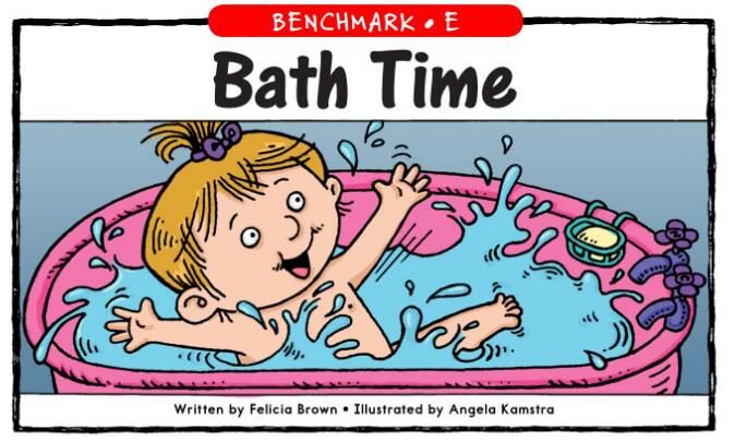 《Bath Time》RAZ绘本故事及翻译pdf资源下载