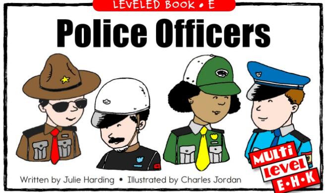《Police Officers》RAZ分级阅读绘本pdf电子版资源下载