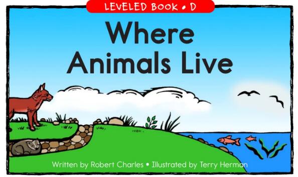 《Where Animals Live》英语绘本pdf资源及翻译