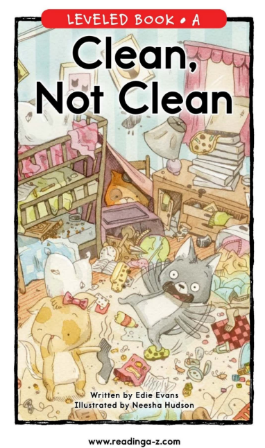Clean, Not Clean绘本故事PDF+MP3百度网盘下载
