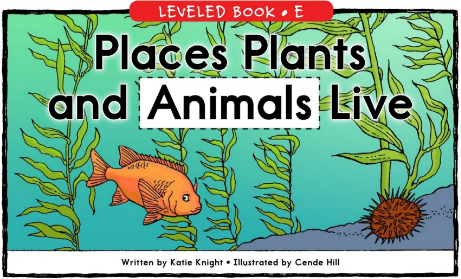 Places Plants and Animals Live绘本电子版+MP3百度网盘免费下载