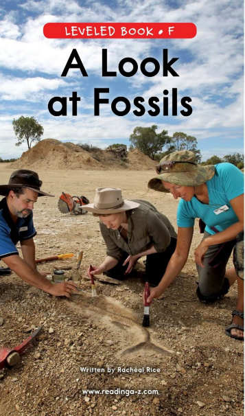 A Look at Fossils绘本电子版+音频百度网盘免费下载