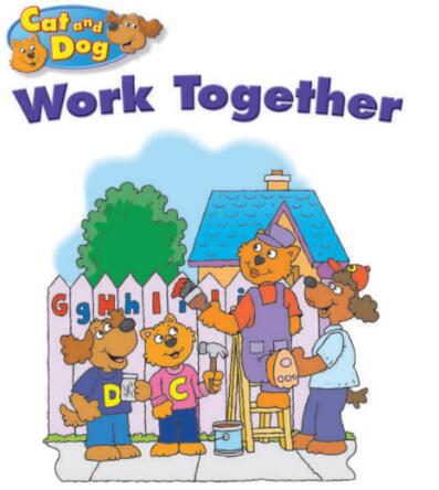 《Cat and Dog Work Together》启蒙绘本pdf资源下载