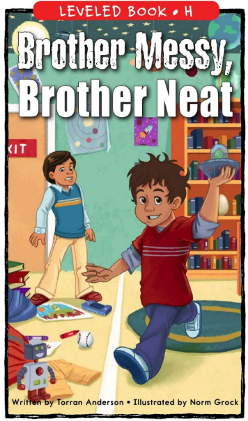Brother Messy, Brother Neat英语绘本电子档+音频百度网盘免费下载