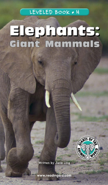 Elephants Giant Mammals绘本电子档+音频百度网盘免费下载